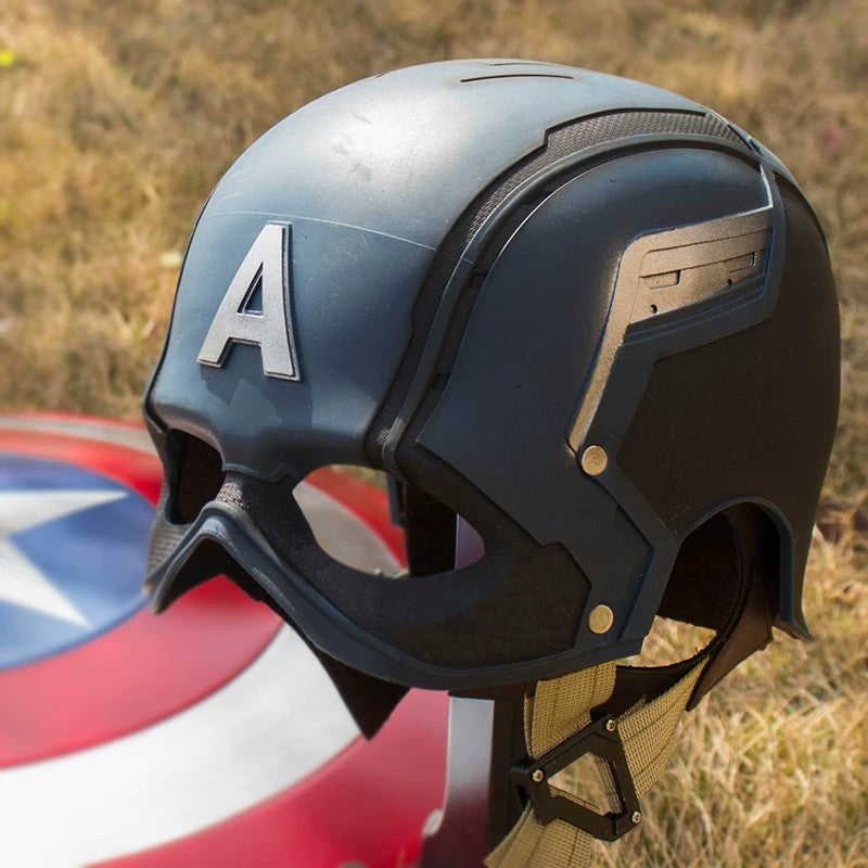 Avengers Captain America 1:1 Silicone Helmet Mask – Wearable