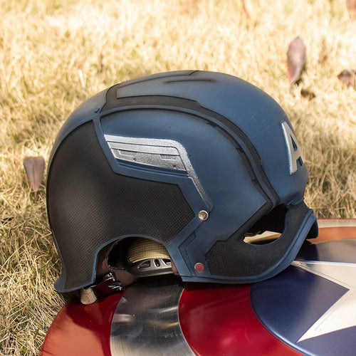 Avengers Captain America 1:1 Silicone Helmet Mask – Wearable