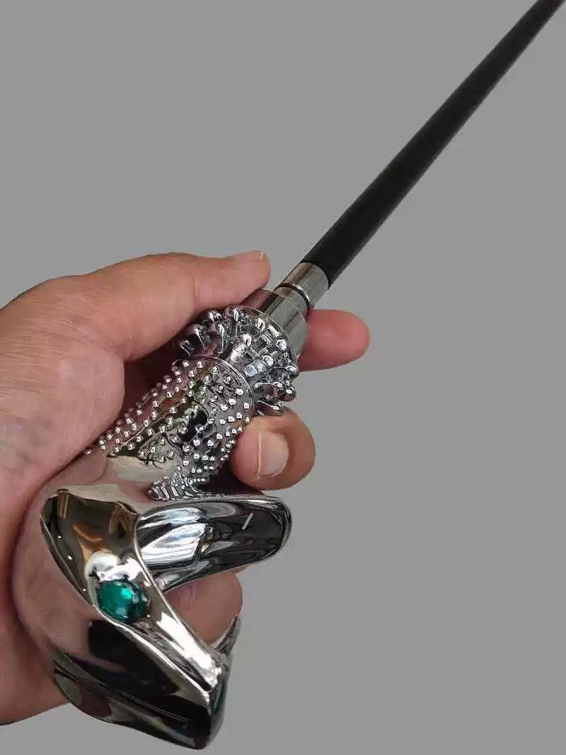 Harry Potter – Lucius Malfoy’s Snake Cane – Interactive Wand – Full Metal Collector’s Edition