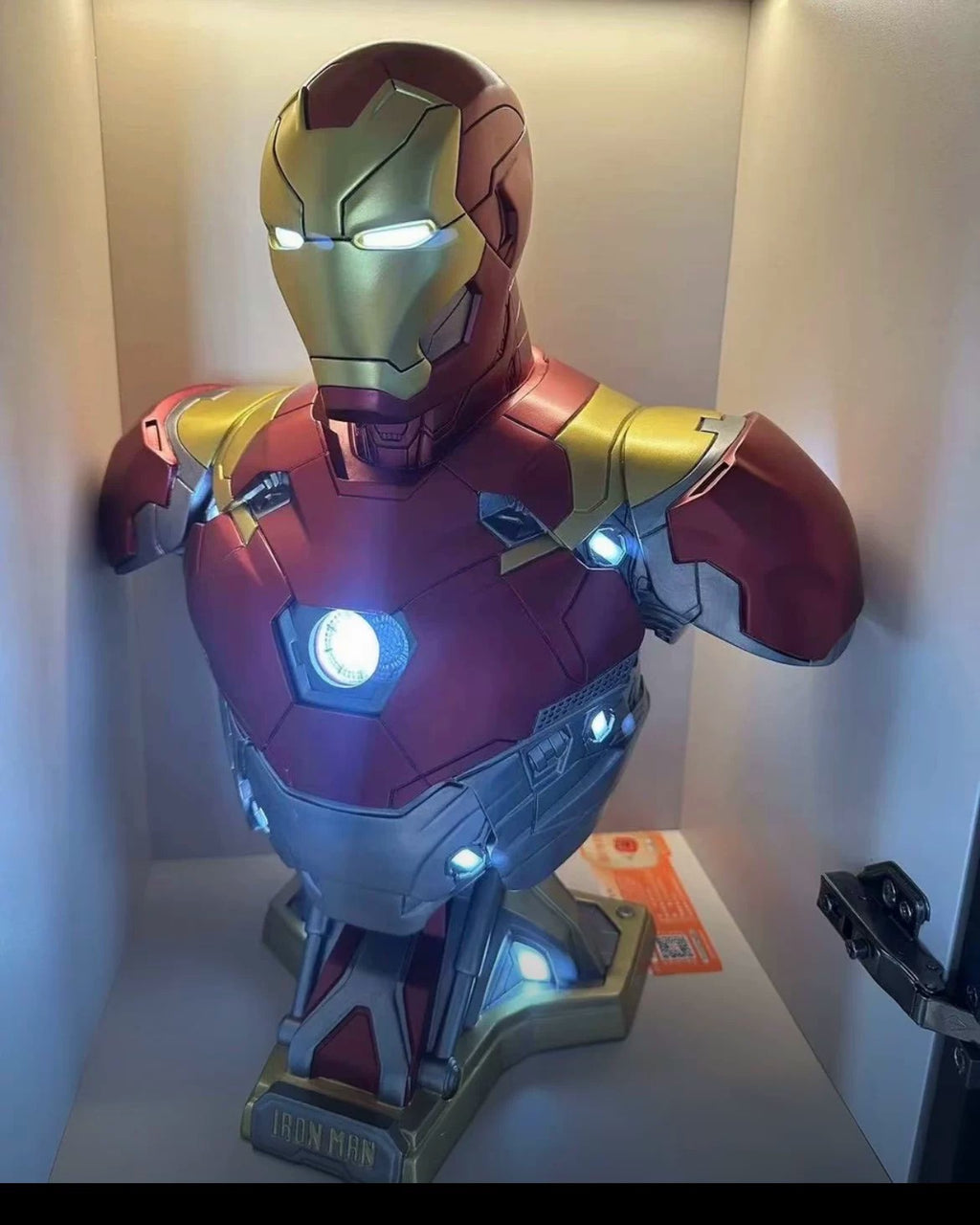 Avengers – Iron Man MK47 Light-Up Bust – Marvel Collectible Resin Statue – Display Piece