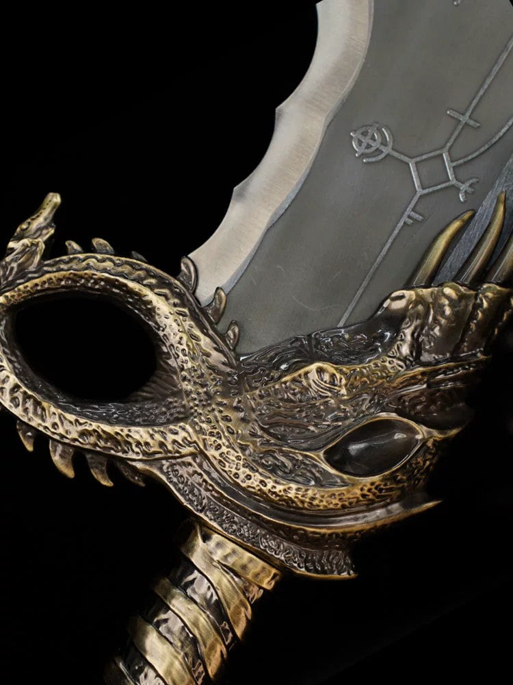God of War – Blades of Chaos – Kratos Chaos Blades – 1:1 Full Metal – Unsharpened