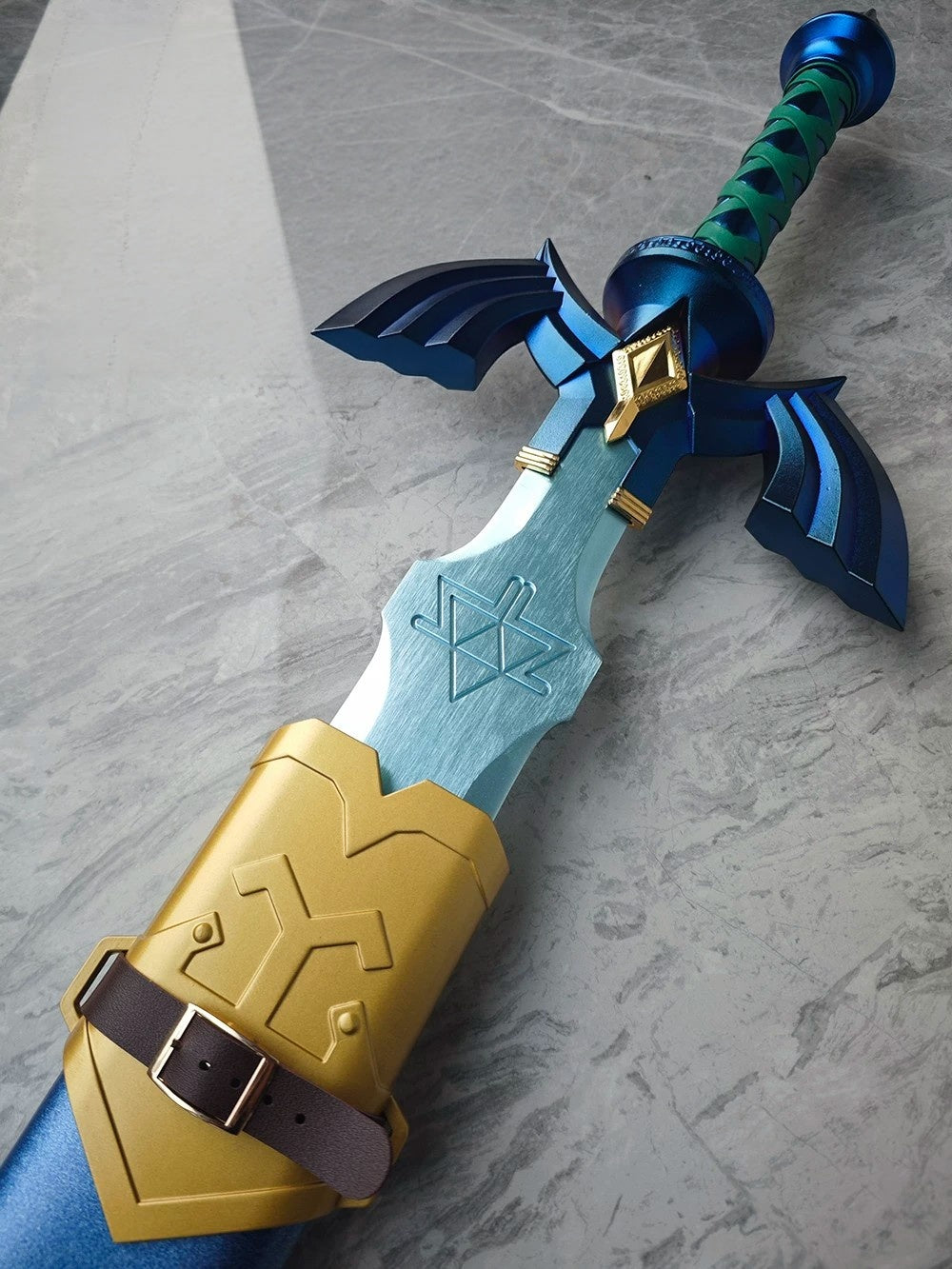 Master Sword Full Metal Model – Legend of Zelda Link 1:1 Weapon COS Prop – Unsharpened Blade