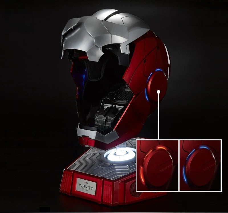 Iron Man MK5 Helmet – 1:1 Voice + Touch Control – Wearable Cosplay Prop