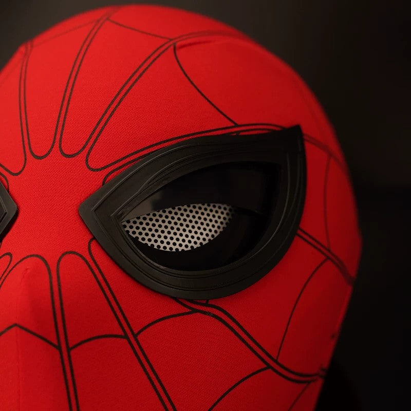 Spider-Man – Motorized Eyes 1:1 Mask – Tom Holland Style Full Face Mask – Wearable