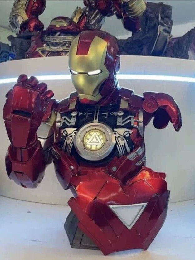 Avengers – Iron Man MK47 Light-Up Bust – Marvel Collectible Resin Statue – Display Piece