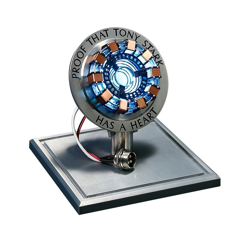 Iron Man Mark I Reactor Chest Lamp – 1:1 Scale | Unique Gift for Men | Desktop Tech Display Piece