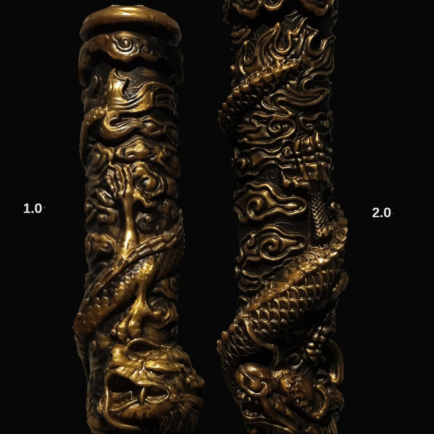 Mythic Black Wukong – Ruyi Jingu Bang 2.0 – Metal Retractable 1:1 Weapon – Journey to the West