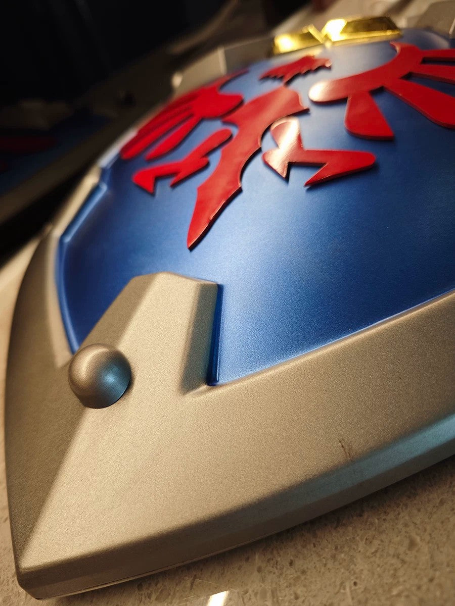 Legend of Zelda – Master Hylian Shield – Tears of the Kingdom / Breath of the Wild – 1:1 Scale Metal Collectible