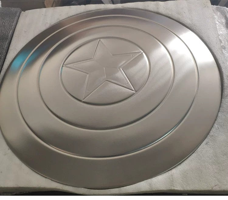 Captain America Shield 2.0 - Full Metal 1:1 Scale Aluminum Reforged Shield - Marvel Hero Prop Replica