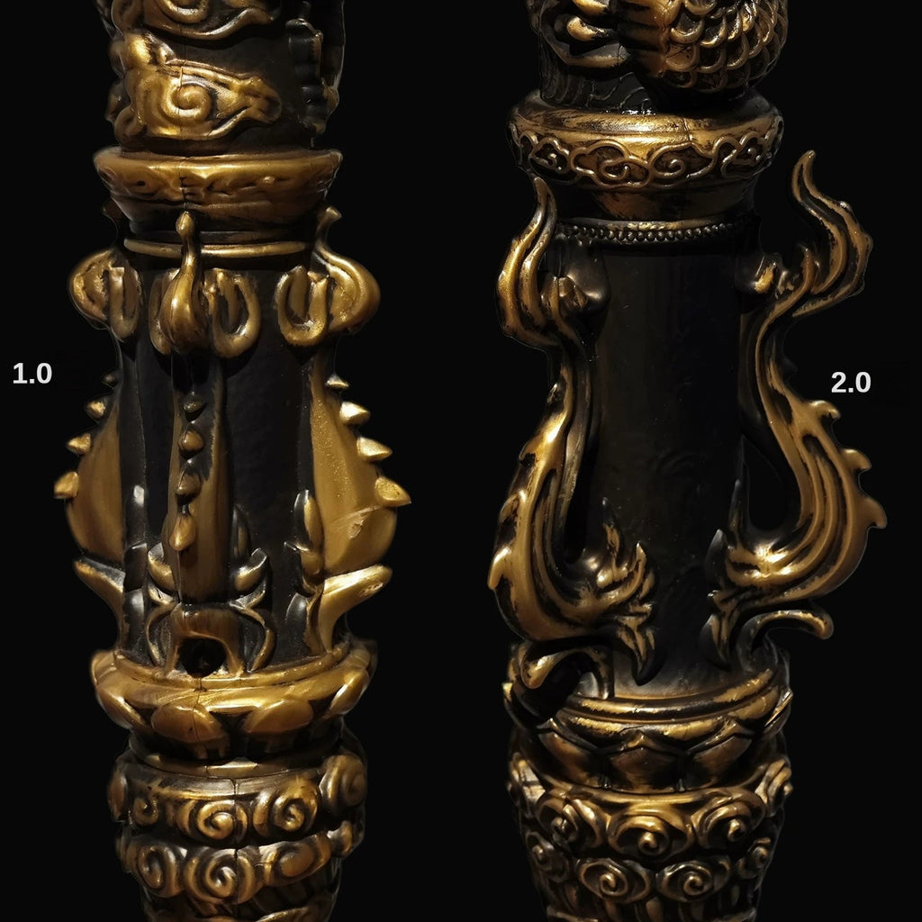 Mythic Black Wukong – Ruyi Jingu Bang 2.0 – Metal Retractable 1:1 Weapon – Journey to the West