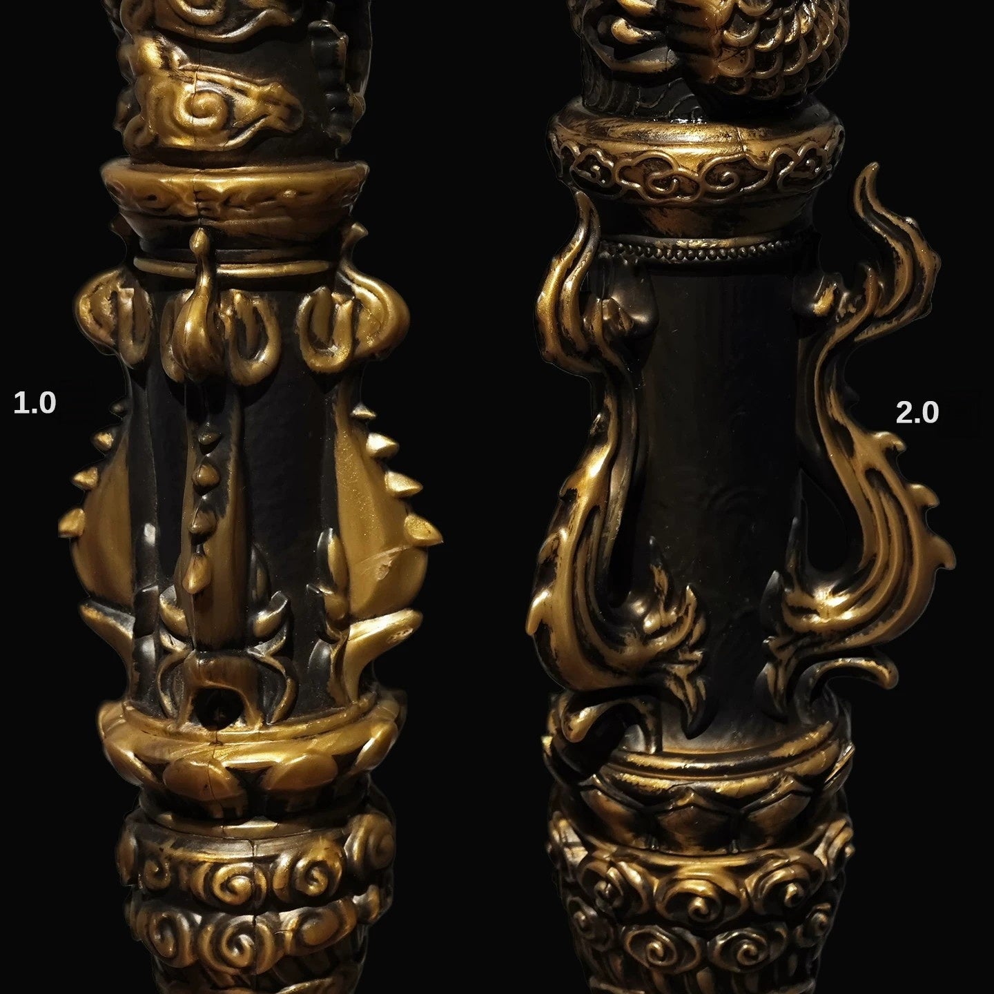 Mythic Black Wukong – Ruyi Jingu Bang 2.0 – Metal Retractable 1:1 Weapon – Journey to the West