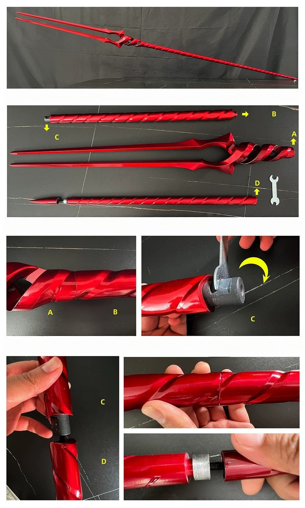 Spear of Longinus – 1:1 Full-Metal Replica Prop (Evangelion)