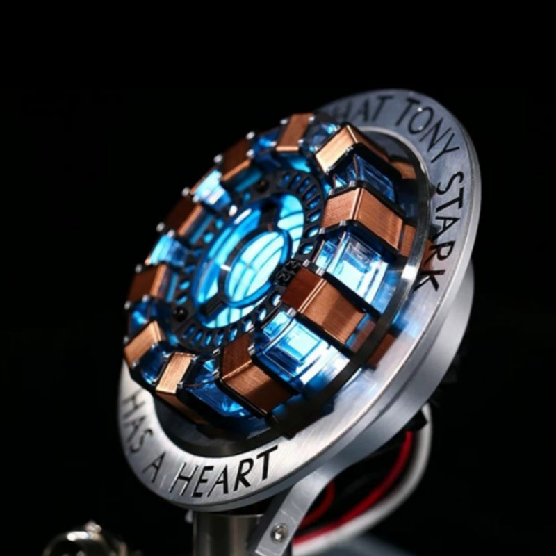 Iron Man Mark I Reactor Chest Lamp – 1:1 Scale | Unique Gift for Men | Desktop Tech Display Piece