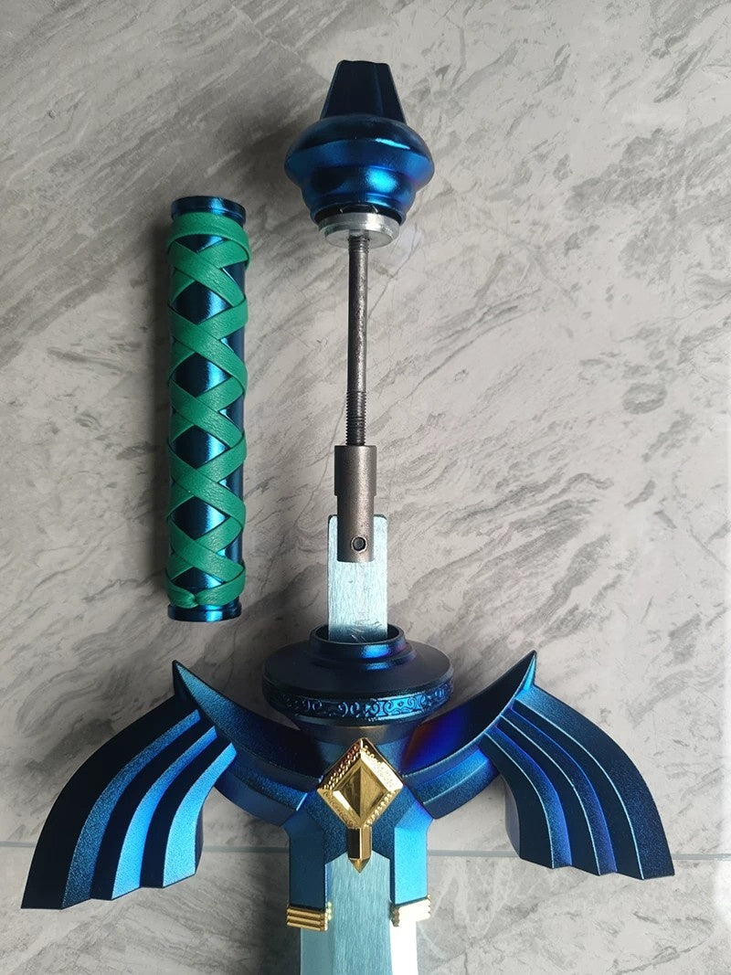 Master Sword Full Metal Model – Legend of Zelda Link 1:1 Weapon COS Prop – Unsharpened Blade