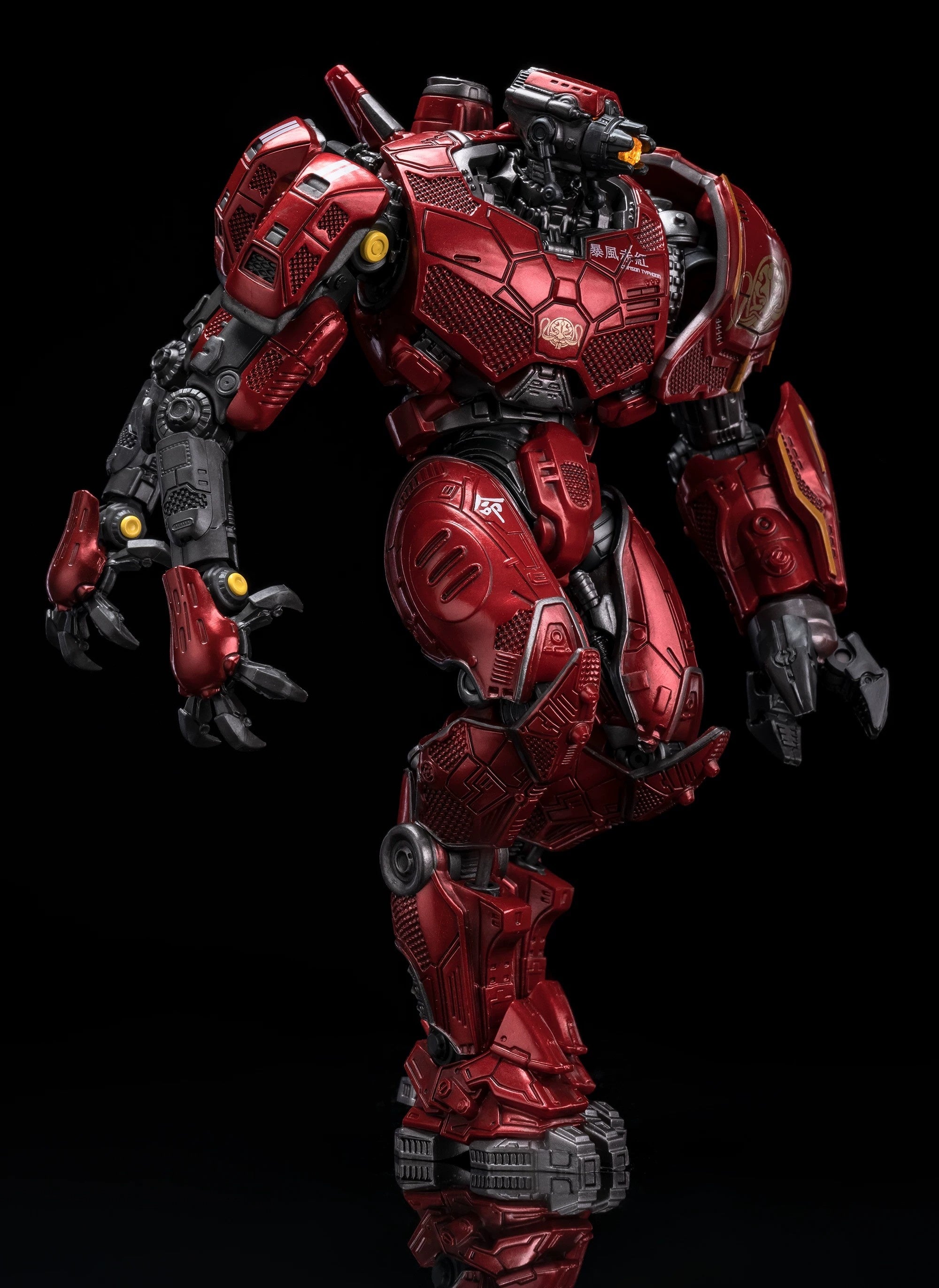 Pacific Rim Gipsy Danger Mecha Action Figure - Fully Poseable 8" Robot Model Toy with LED Lights & Accessories, Perfect Gift for Sci-Fi & Anime Fans
