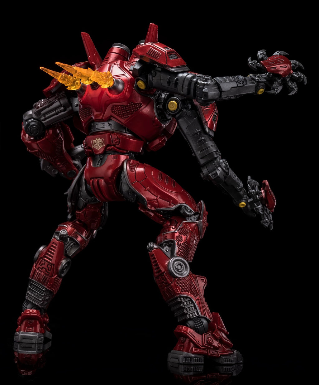 Pacific Rim Gipsy Danger Mecha Action Figure - Fully Poseable 8" Robot Model Toy with LED Lights & Accessories, Perfect Gift for Sci-Fi & Anime Fans