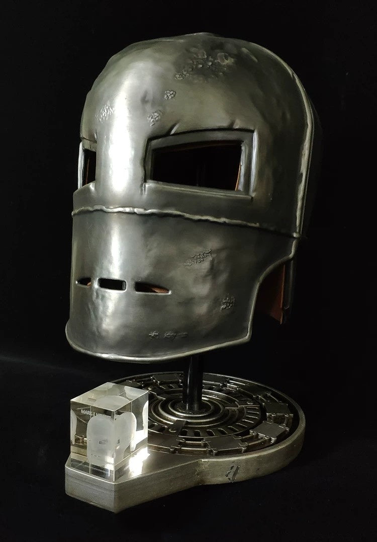 Iron Man Mark I Helmet – 1:1 Full Metal – Vintage Steampunk Collectible