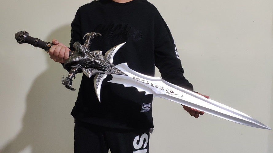 World of Warcraft – Frostmourne Sword – Full Metal 2.0 Reforged Edition –  1:1 Scale – Unsharpened Blade