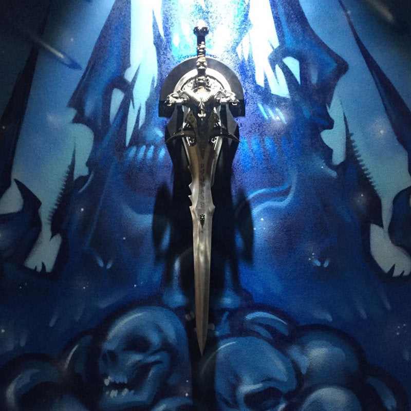 World of Warcraft – Frostmourne Sword – Full Metal 2.0 Reforged Edition –  1:1 Scale – Unsharpened Blade