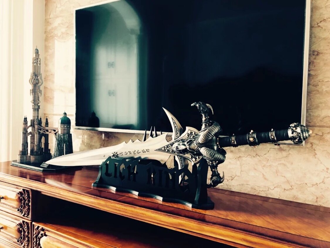 World of Warcraft – Frostmourne Sword – Full Metal 2.0 Reforged Edition –  1:1 Scale – Unsharpened Blade