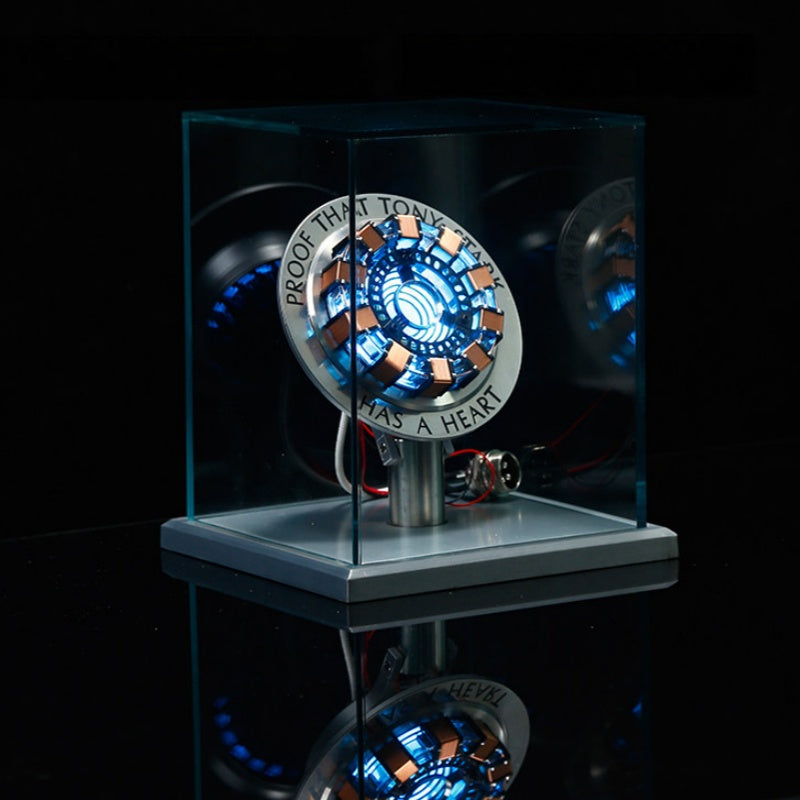 Iron Man Mark I Reactor Chest Lamp – 1:1 Scale | Unique Gift for Men | Desktop Tech Display Piece