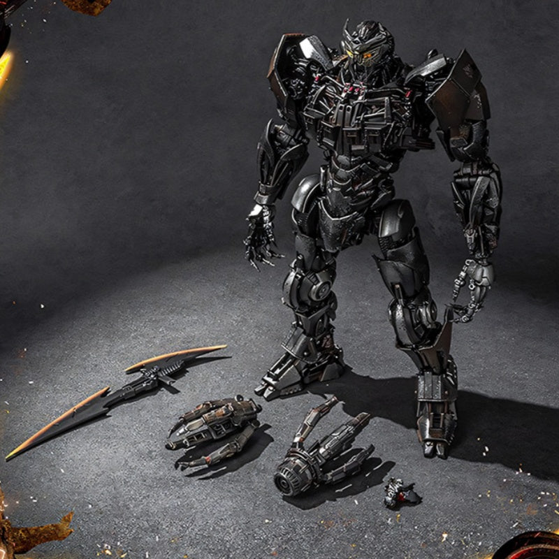 Transformers Optimus Prime Pro Model Kit | Articulated Mecha Action Figure with LED Eyes & Weapon Accessories