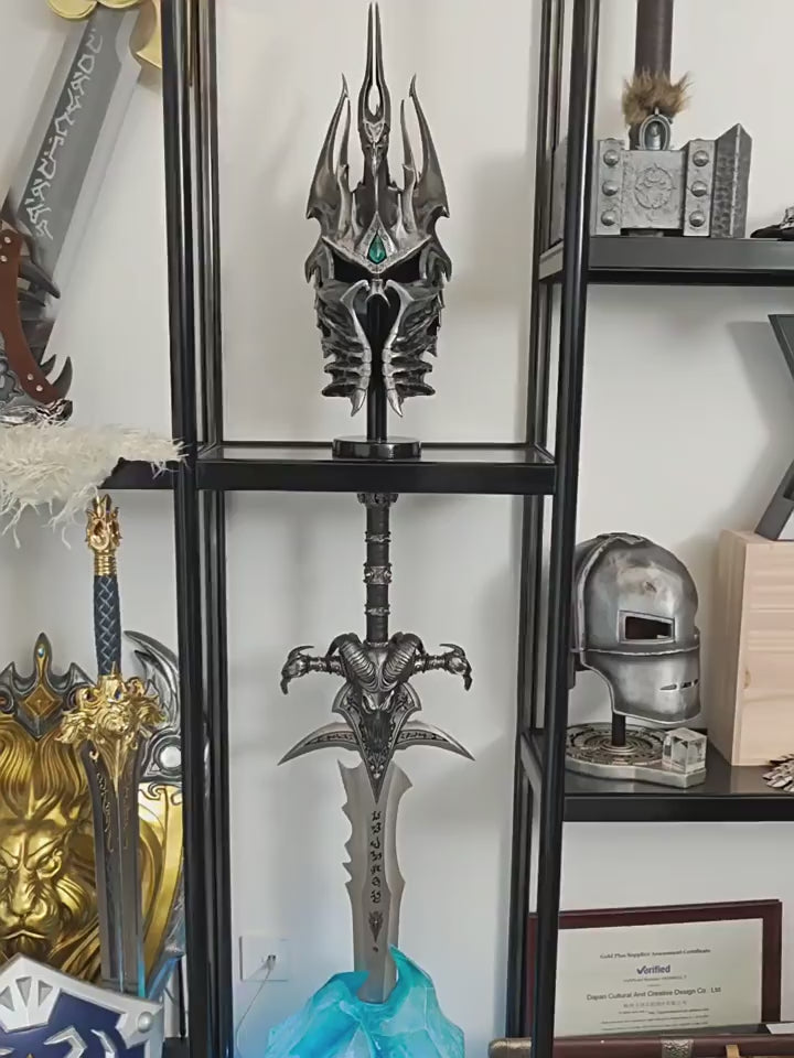 World of Warcraft – Frostmourne Sword – Full Metal 2.0 Reforged Edition –  1:1 Scale – Unsharpened Blade